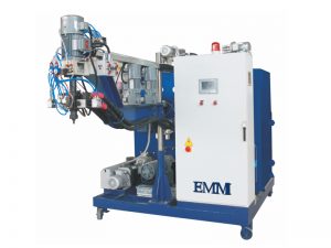 Poliüretan tekerlekler için EMM106 pu elastomer döküm makinesi